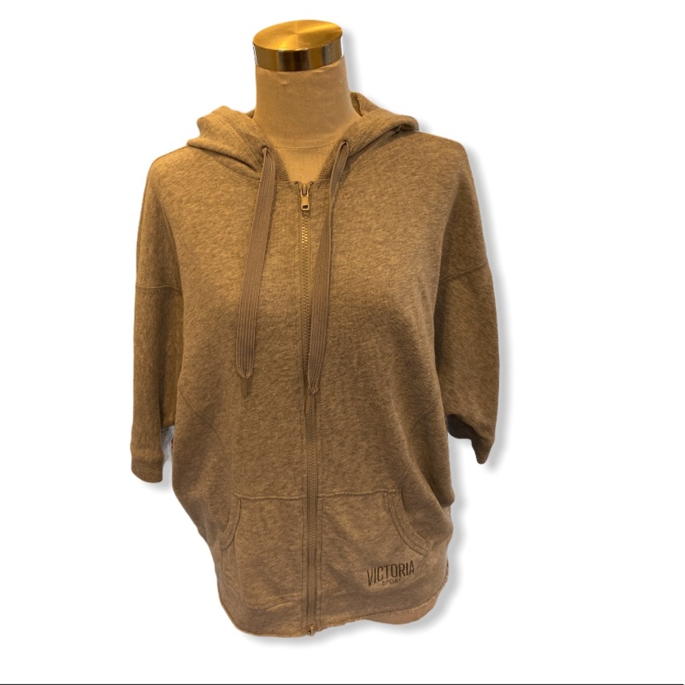 Victoria Secret Sport Raw hem Zip up hoodie